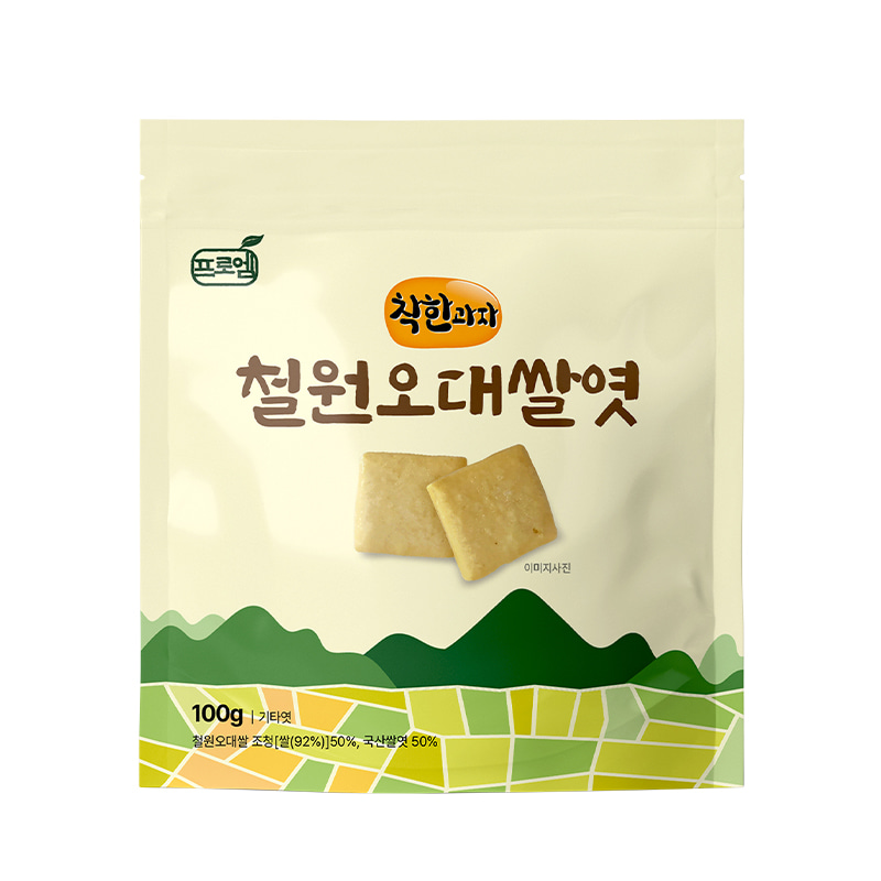 프로엠 착한과자 철원오대쌀엿 100g x 1개 / 수능엿 합격기원